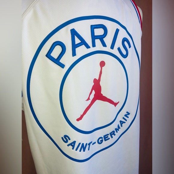 Jordan x Paris Saint Germain Dress Hyper White Nike Size XL Jersey Dress BB176 - Picture 3 of 10